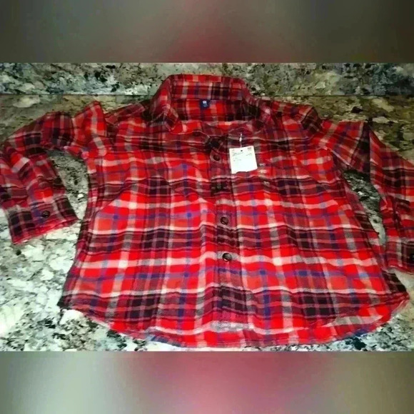 Uniqlo Other - Uni qlo kids flannel checkered long sleeve print shirt. Size 7/8 new with tags